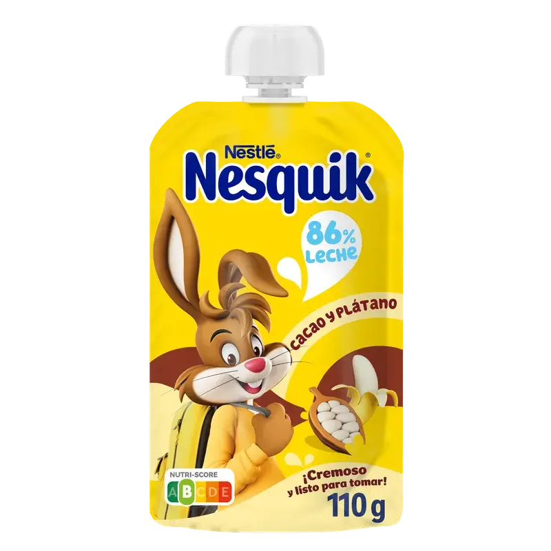 Nestlé Nesquik Cocoa and Banana, 8 x 110g