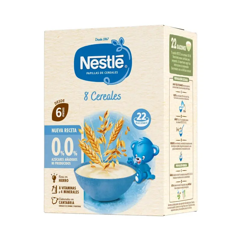 Nestlé 8-Grain Baby Porridge 0%0%,  330g