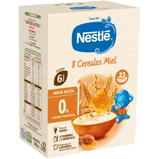 Nestlé 8-Grain Baby Porridge with Honey, 330g