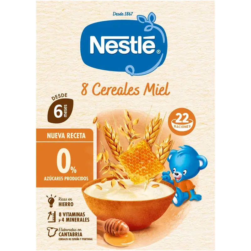 Nestlé 8-Grain Baby Porridge with Honey, 330g
