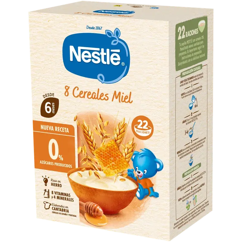 Nestlé 8-Grain Baby Porridge with Honey, 330g
