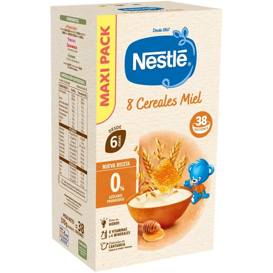 Nestlé 8-Grain Baby Porridge with Honey, 570g