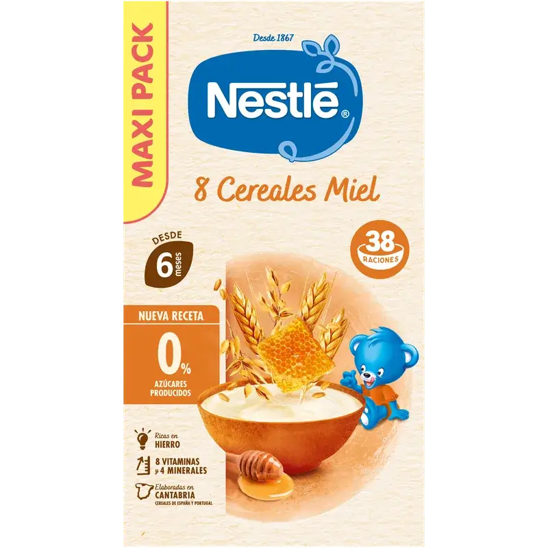Nestlé 8-Grain Baby Porridge with Honey, 570g