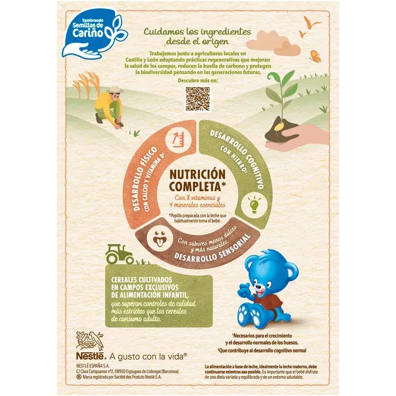 Nestlé 8-Grain Baby Porridge, 0% Cocoa, 330g