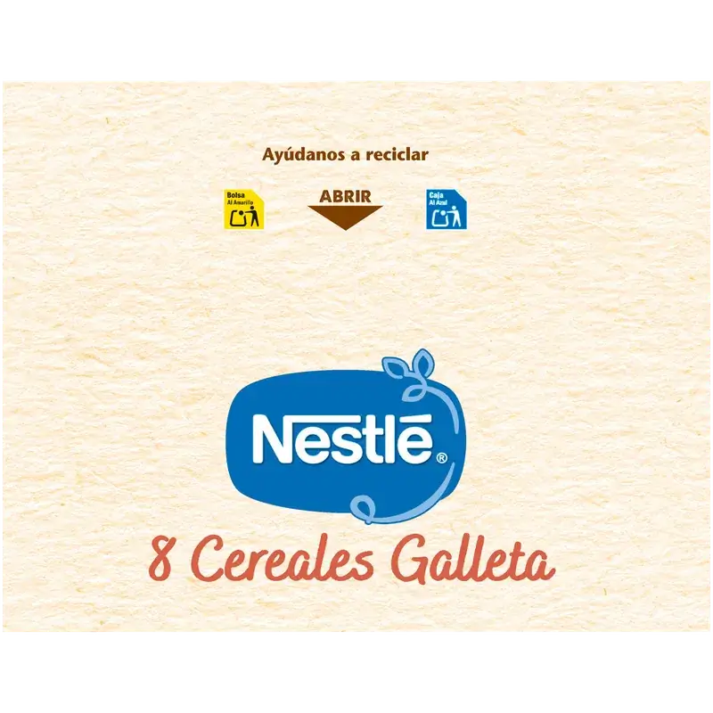 Nestlé 8-Grain Baby Porridge 0% Biscuit, 570g