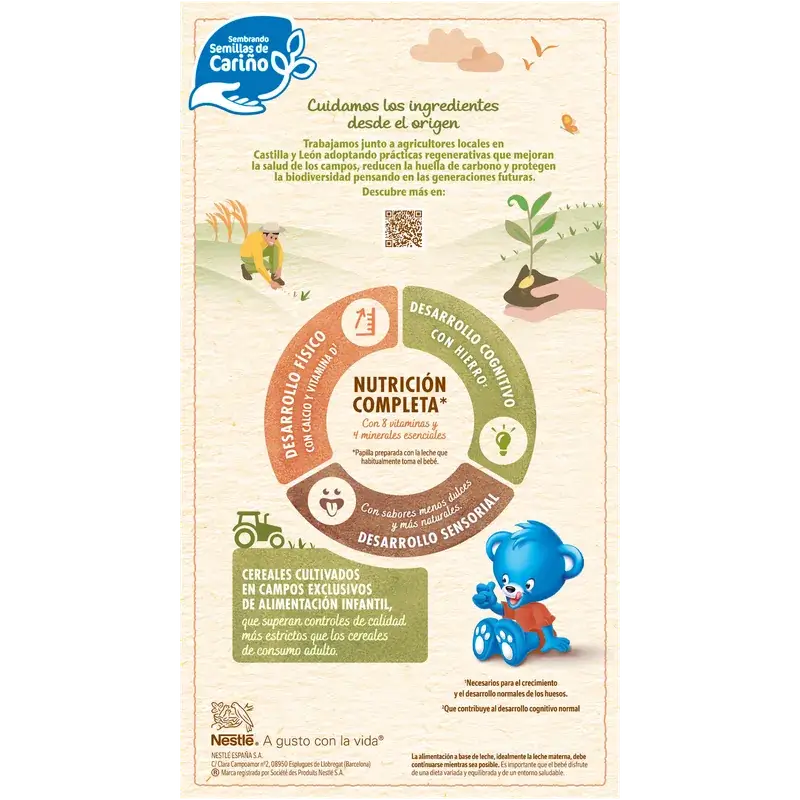Nestlé 8-Grain Baby Porridge 0% Biscuit, 570g