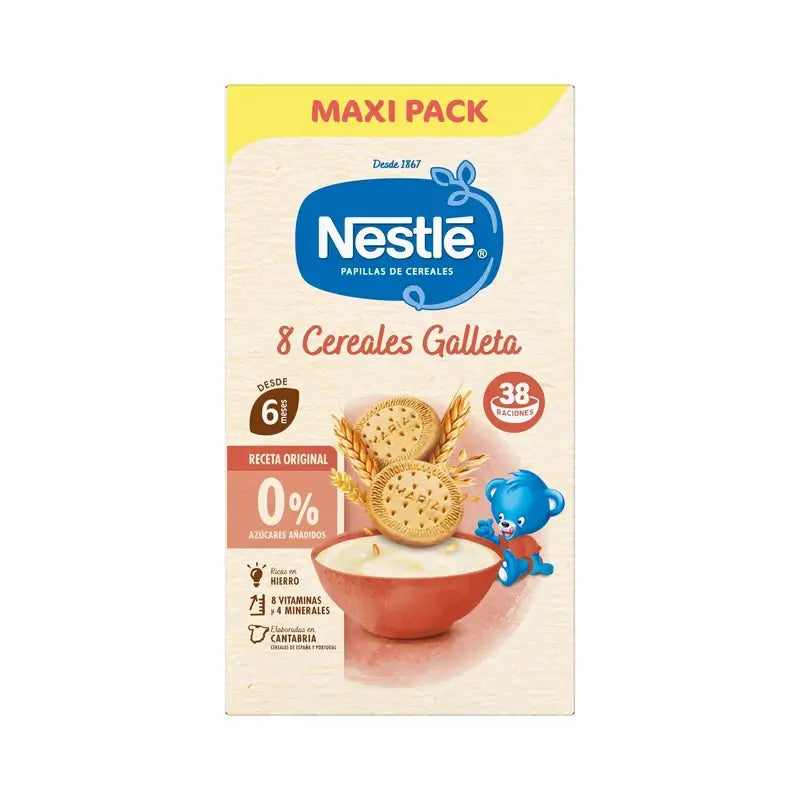 NESTLÉ Papilla 8 Cereals with Maria Cookie 950g