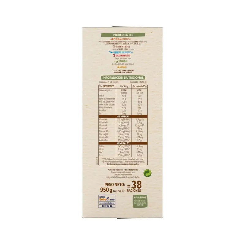 NESTLÉ Papilla 8 Cereals with Maria Cookie 950g