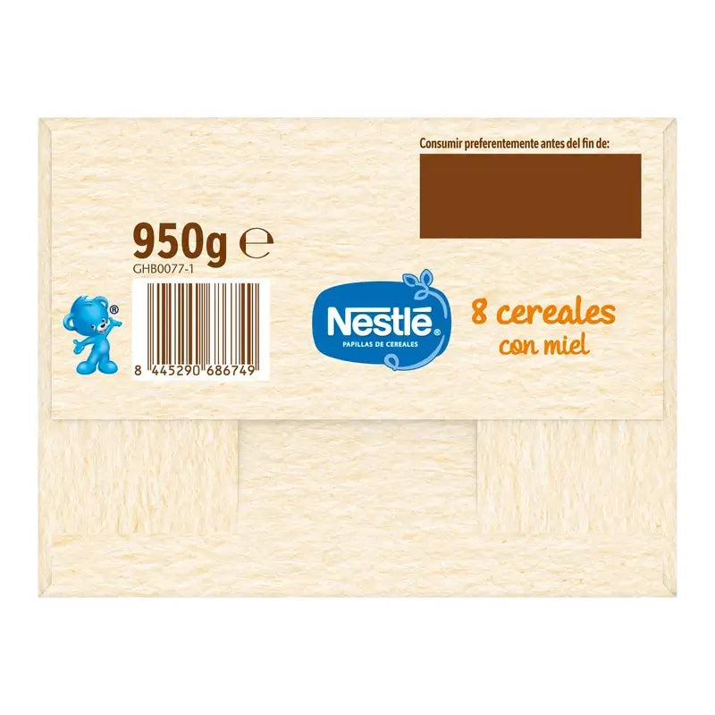 NESTLÉ Papilla 8 Cereals with Honey, 950g