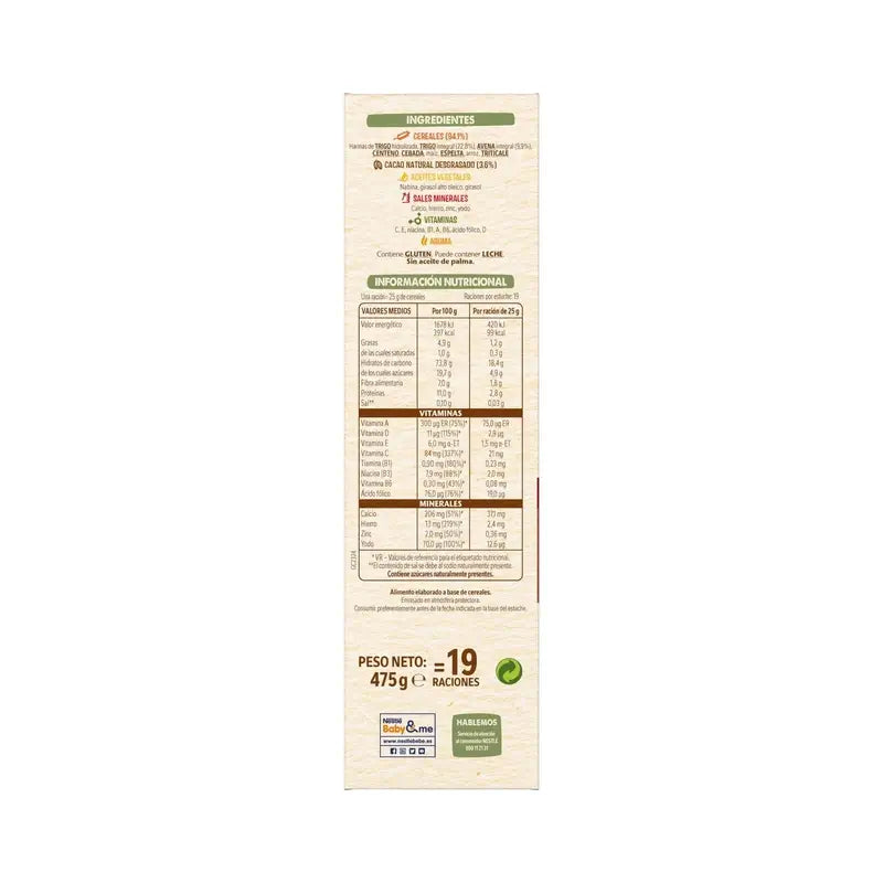 Nestlé Baby Food 8 Cereals with Cocoa, 475g