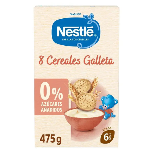 Nestlé Baby Food 8 Cereals with Maria Cookie , 475g