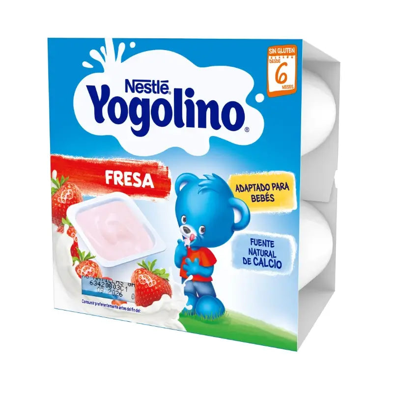 Nestlé Yogolino Strawberry, 4X100 g