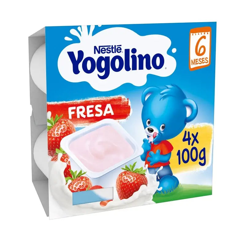Nestlé Yogolino Strawberry, 4X100 g