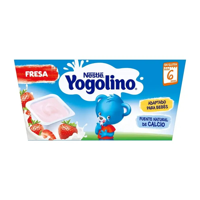 Nestlé Yogolino Strawberry, 4X100 g