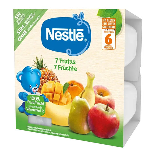 Nestlé Puree 7 Fruit Portion, 4X100g