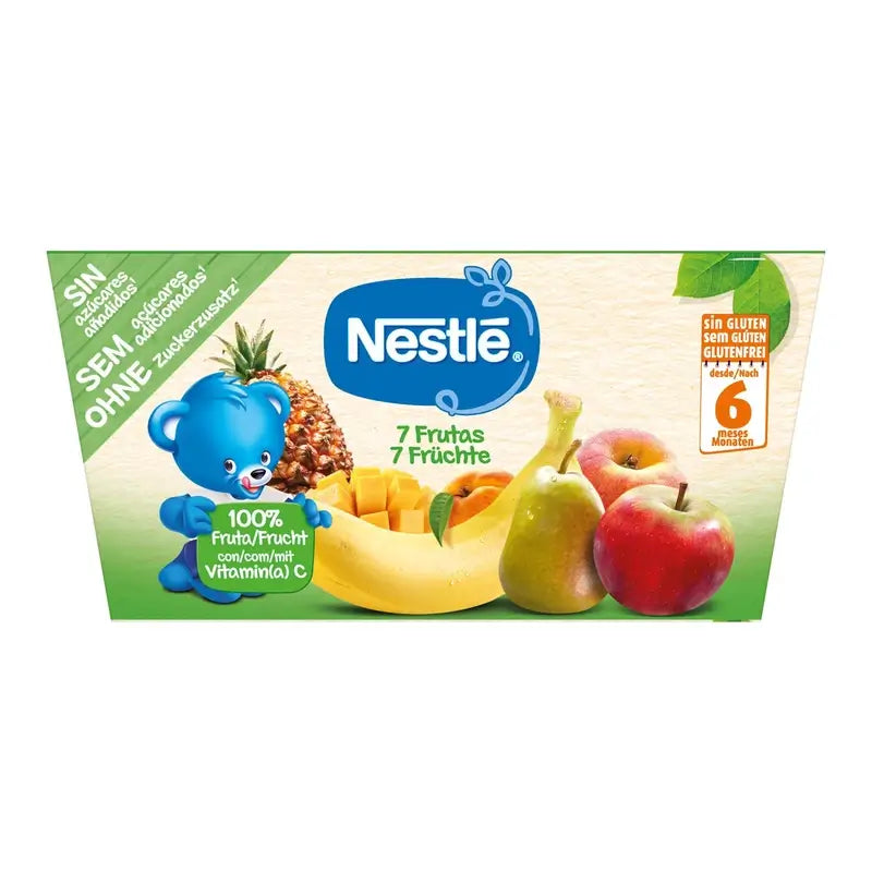 Nestlé Puree 7 Fruit Portion, 4X100g