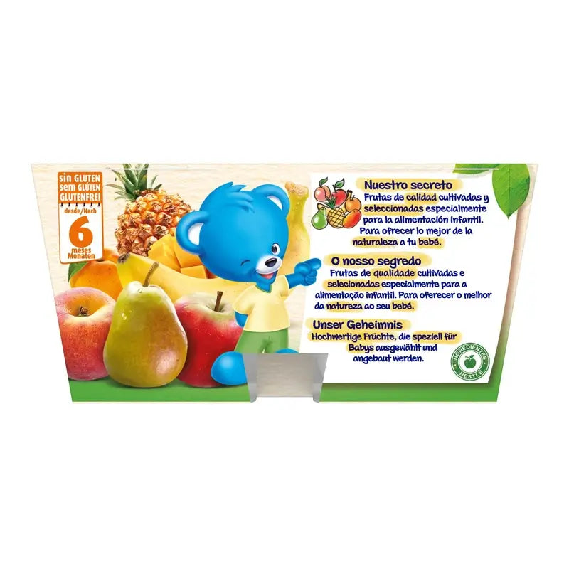 Nestlé Puree 7 Fruit Portion, 4X100g