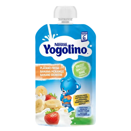 Yogolino Sugar-Free Strawberry and Banana, 100g