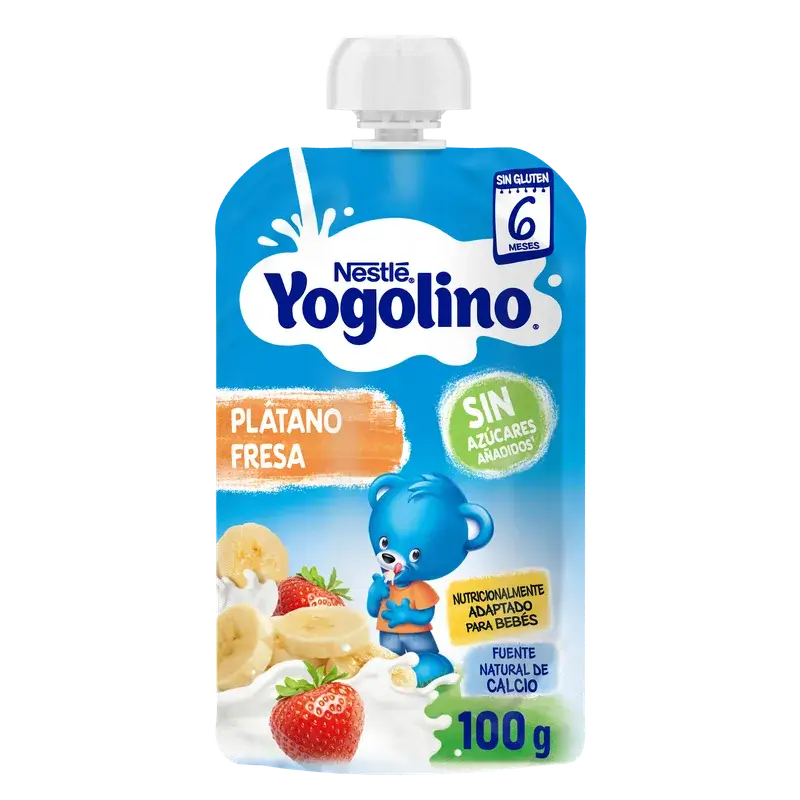 Yogolino Sugar-Free Strawberry and Banana, 100g