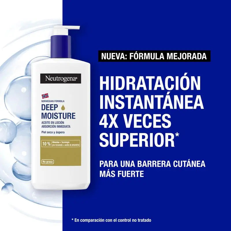 Neutrogena Moisturising Body Cream with Almond Oil, 400 ml