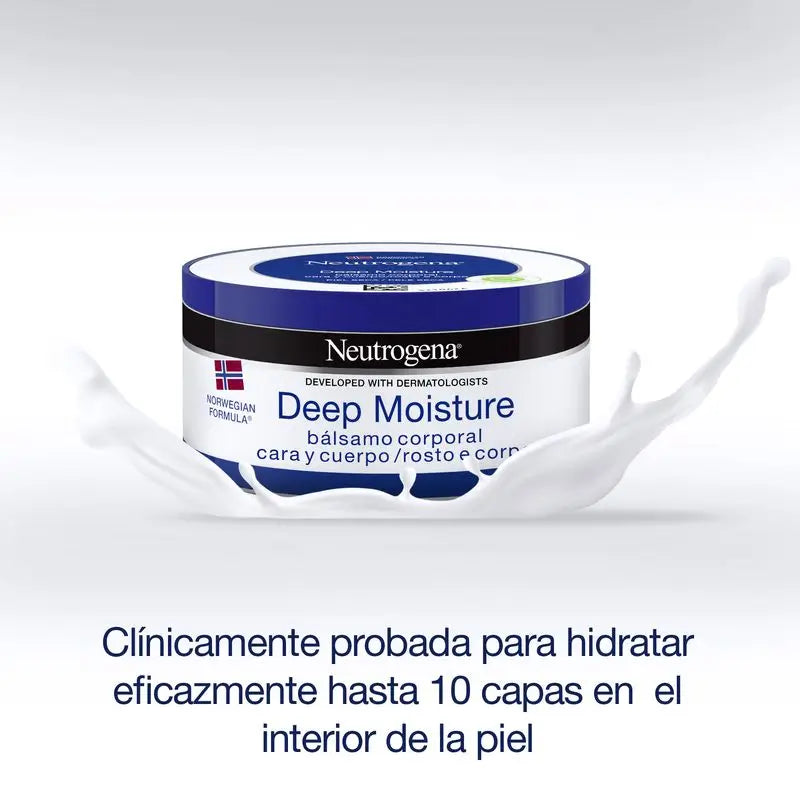 Neutrogena Deep Moisture Balm, 2 x 300 ml