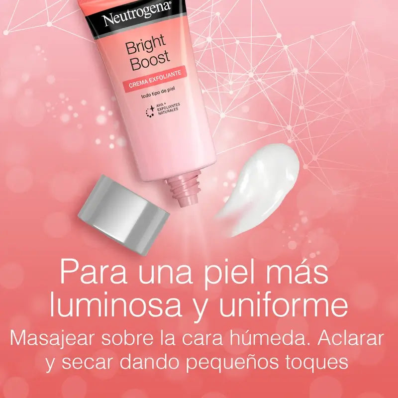 Neutrogena Brigh Boost Exfoliating Cream, 75 ml