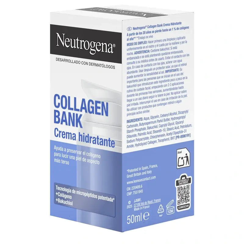 Neutrogena Collagen Bank Moisturising Face Cream , 50 ml