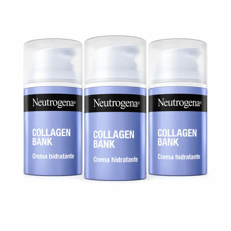 Neutrogena Collagen Bank Facial Moisturiser, Pack of 3 x 50 ml