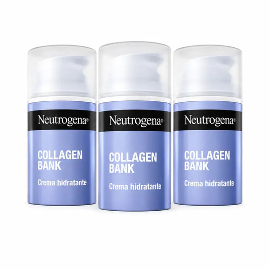 Neutrogena Collagen Bank Facial Moisturiser, Pack of 3 x 50 ml