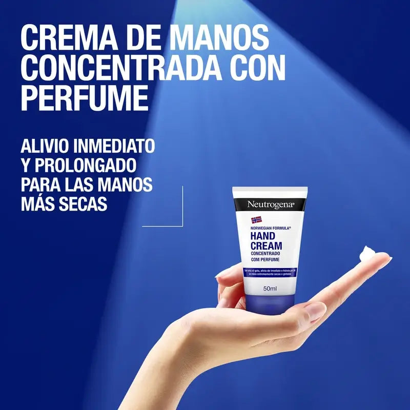 Neutrogena Concentrated Repairing Hand Cream with Fragrance, 2X50 Ml