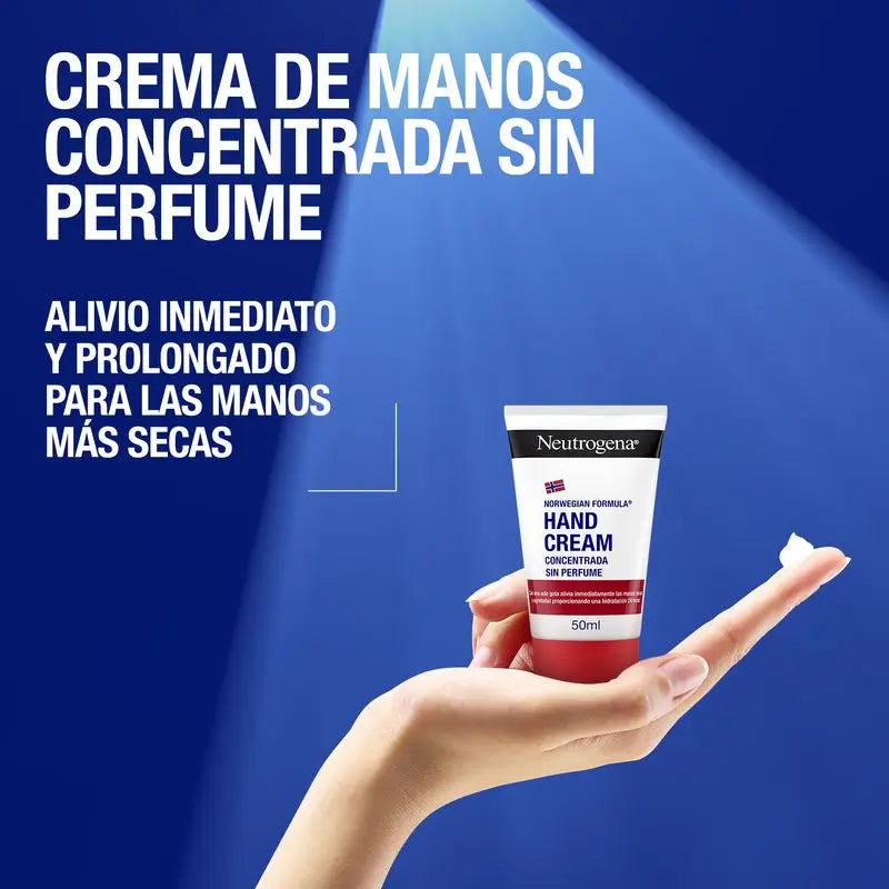 Neutrogena Fragrance-Free Concentrated Repair Hand Cream, 50 ml