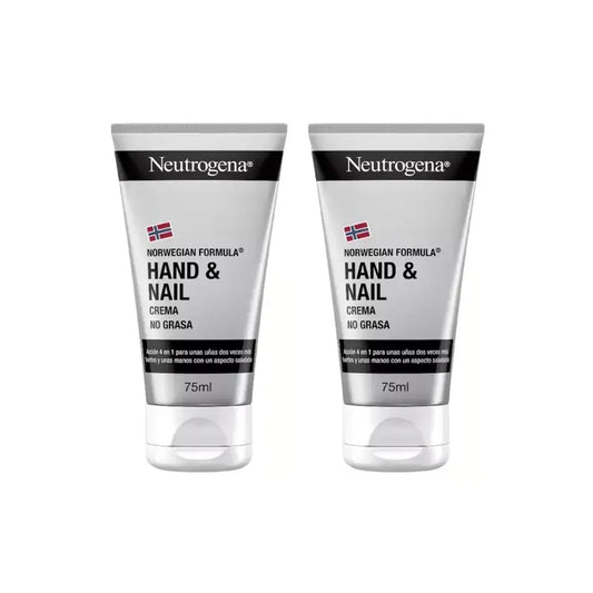 Neutrogena Hand & Nail Cream, Repair & Strengthening, 2X75 Ml