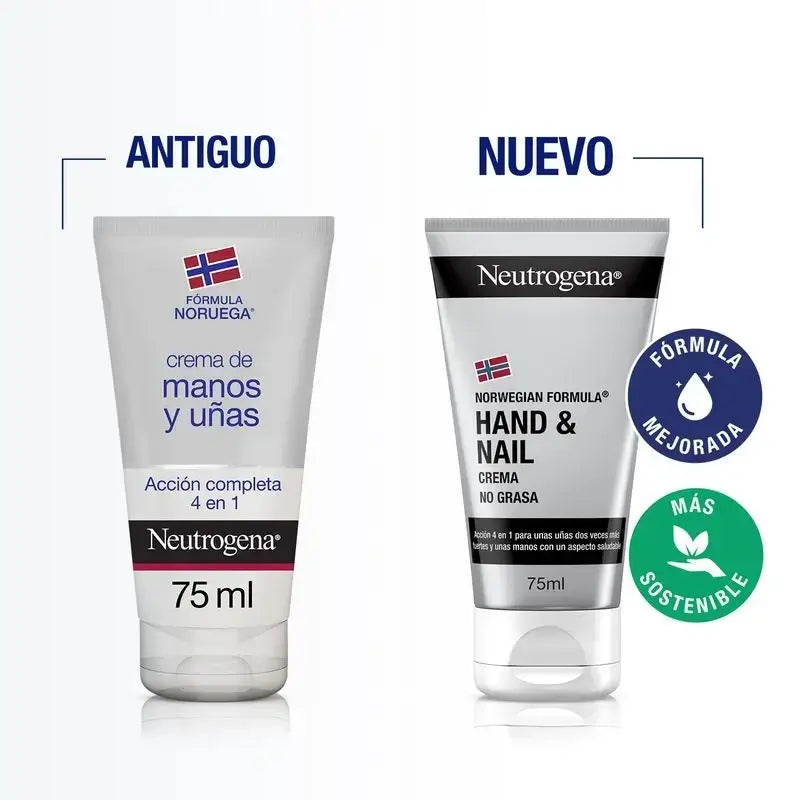 Neutrogena Hand & Nail Cream, Repair & Strengthening, 2X75 Ml