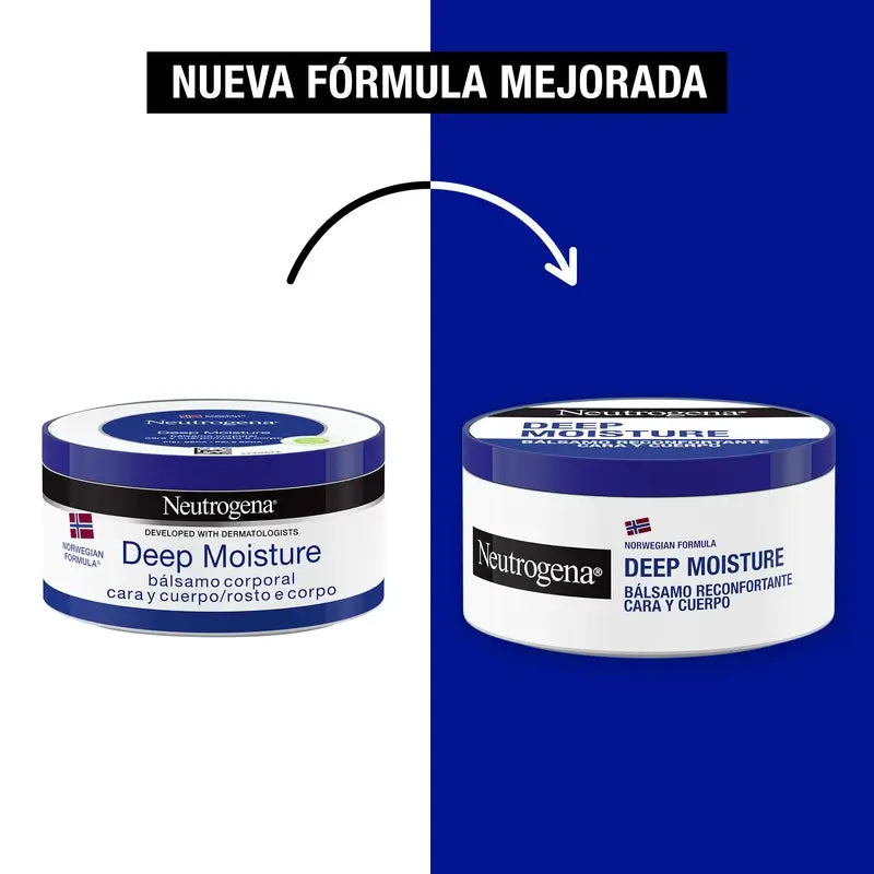 Neutrogena Moisturising Face & Body Comforting Moisturiser Pack, 2X2X300 Ml