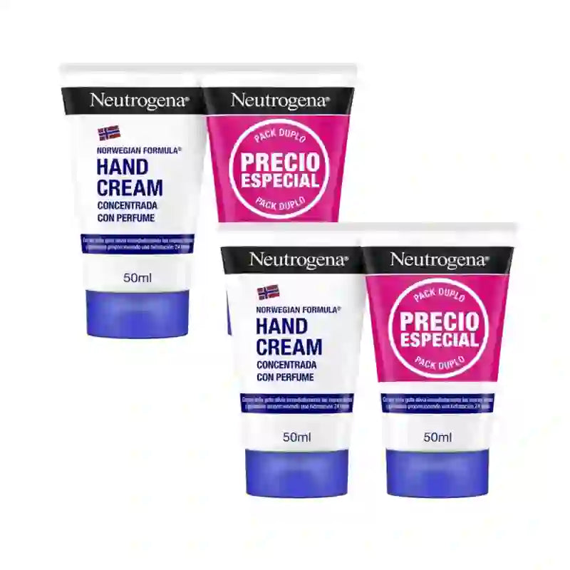 Neutrogena Scented Hand Cream Concentrate, 2 X 50 Ml
