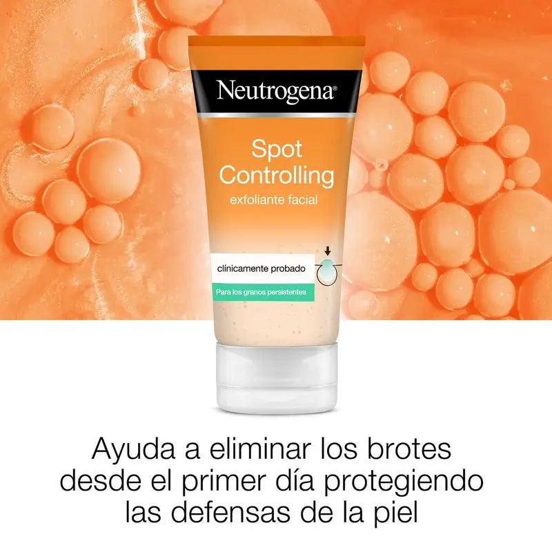Neutrogena Spot Controlling Facial Exfoliating Scrub, 150 ml