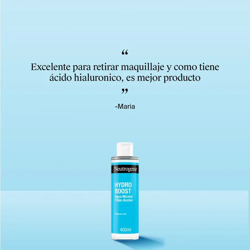 Neutrogena Hydro Boost Facial Cleansing Micellar Make-up Remover Water, 400 ml