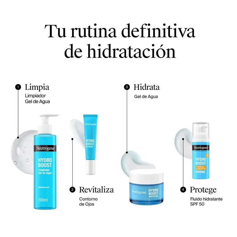Neutrogena Hydro Boost Facial Cleansing Gel Hyaluronic Acid, 200ml