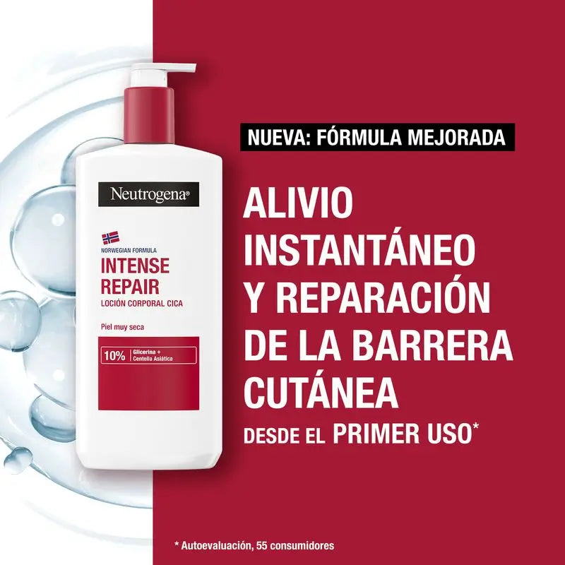 Neutrogena Neutrogena Very Dry Skin Moisturising Body Cream Cica Repair Cream, 400 ml