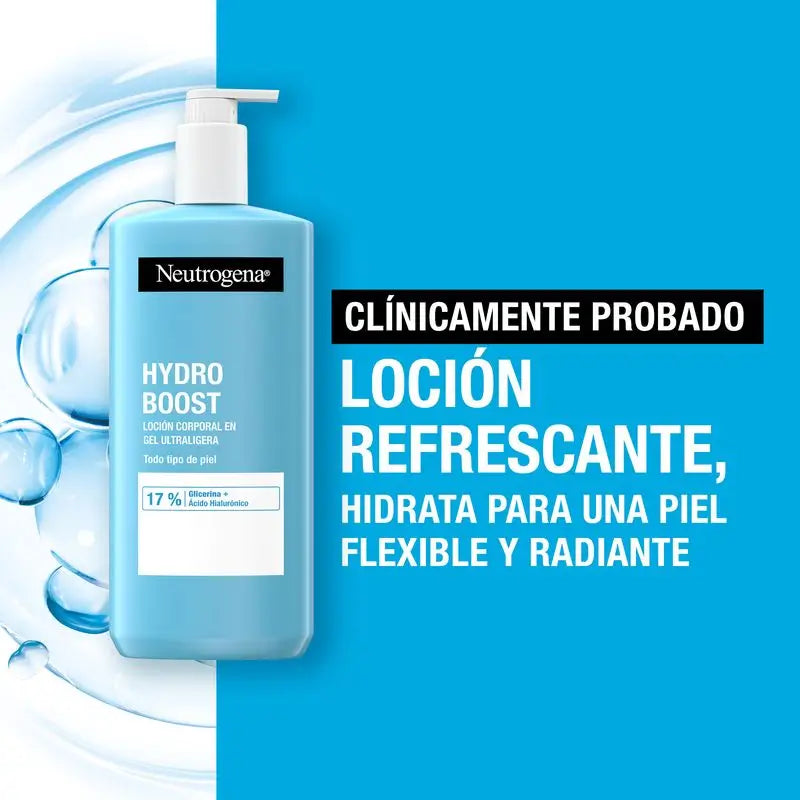 Neutrogena Hydro Boost Ultra Light Gel Body Moisturiser, 400ml