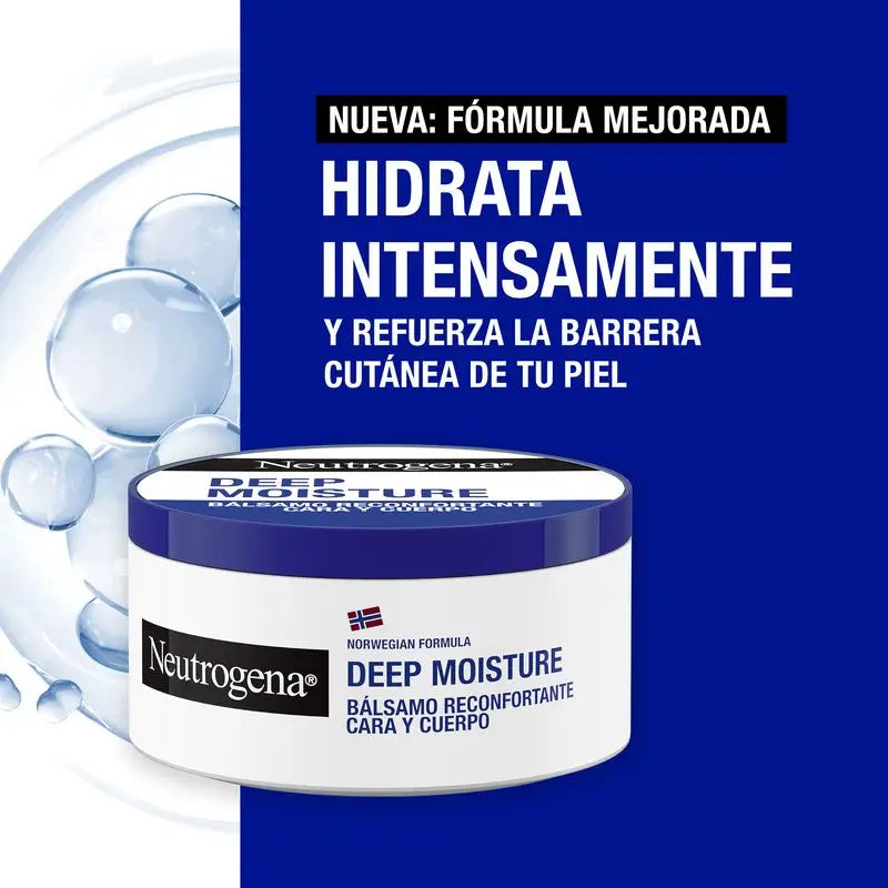 Neutrogena Moisturising Face & Body Comforting Moisturiser Pack, 2X300ml