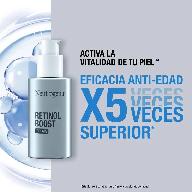 Neutrogena Retinol Boost Anti-Wrinkle Face Moisturiser, 2X50 Ml