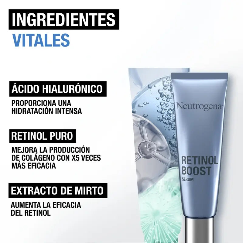 Neutrogena Retinol Boost Anti-Wrinkle Face Serum, 2X15 Ml