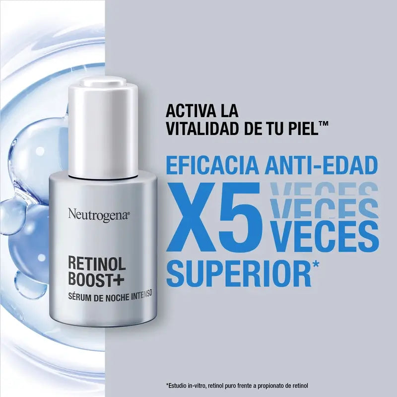 Neutrogena Retinol Boost Intense Anti-Wrinkle Face Serum 0,23% Retinol, 30 ml