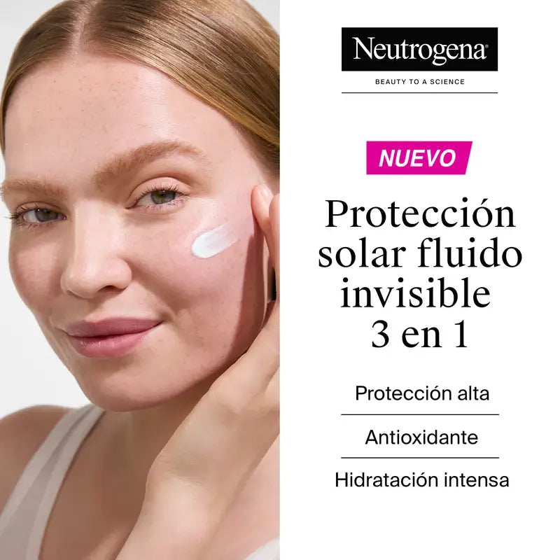 Neutrogena Ultra Sheer Invisible Moisturising Fluid Spf50, 50 ml