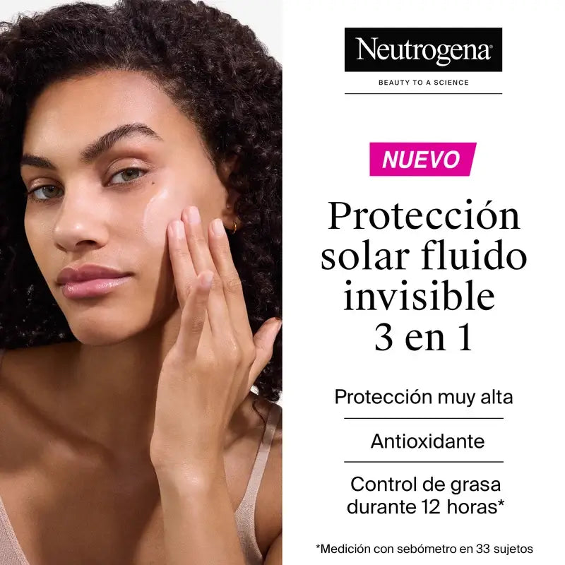 Neutrogena Ultra Sheer Invisible Oil Control Fluid Spf50+, 50 ml
