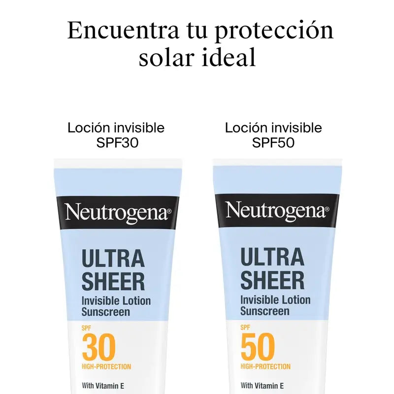 Neutrogena Ultra Sheer Invisible Moisturising Lotion Spf30, 200 ml