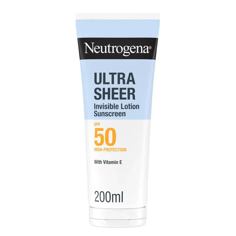 Neutrogena Ultra Sheer Invisible Moisturising Lotion Spf50, 200 ml