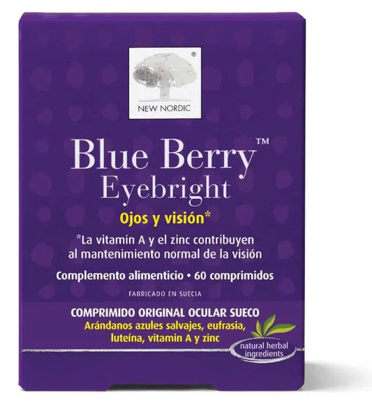 New Nordic Blue Berry Eyebright Eye & Vision, 60 Tablets
