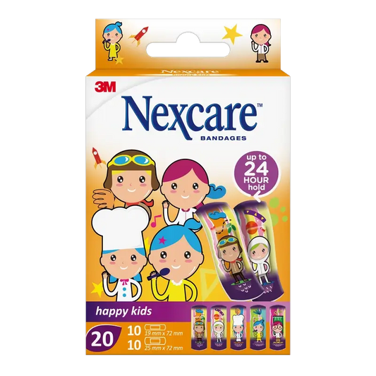 Nexcare Kids Protective Strip for Children with Assorted Professions Design , 20 units